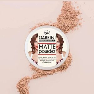 پنکک مات گابرینی Gabrini مدل matte powder با کاور فوق العاده وزن 12 گرم بسته 24 عددی