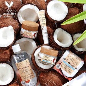 کرم مرطوب کننده Eveline فوق مغذی صورت مدل Rich Coconut Nourishing (صورتی) حجم 50 میلی لیتر