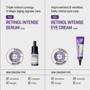 کیت سرم و کرم دور چشم سام بای می Some By Mi مدل Retinol Intense Trial Kit حجم 10 میلی لیتر