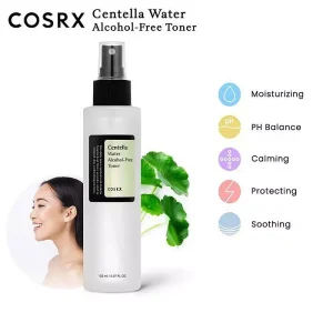 تونر آبرسان و تسکین دهنده کوزارکس Cosrx مدل Centella Water Alcohol-Free حجم 150 میلی لیتر