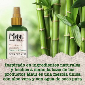 سرم مو ضخیم کننده و بازسازی کننده مائویی Maui مدل Bamboo Fibers وزن 236 گرم