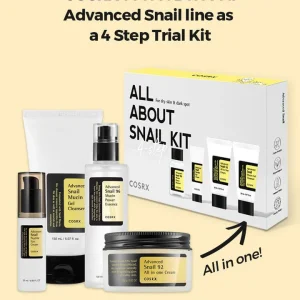 ست آبرسان و ضد چروک حلزون کوزارکس COSRX مدل All About Snail Kit کیت 4 عددی